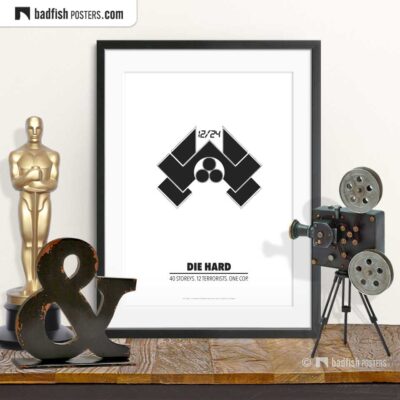 Die Hard | Nakatomi | Minimal Movie Poster | © BadFishPosters.com