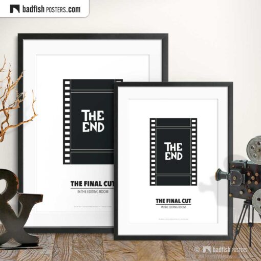 Editing Room | Minimal Movie Poster | Gallery Image | © BadFishPosters.com