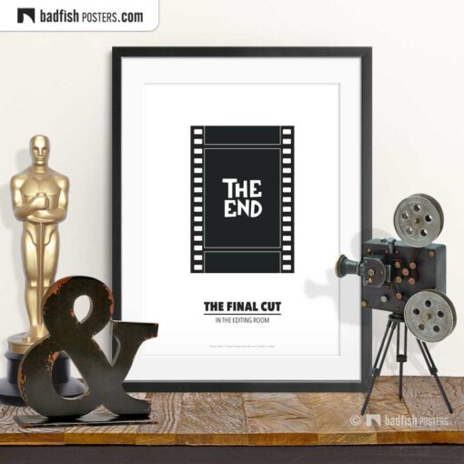 Editing Room | Minimal Movie Poster | © BadFishPosters.com