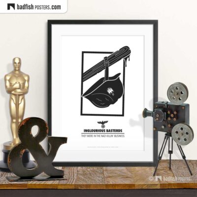 Inglourious Basterds | Minimal Movie Poster | © BadFishPosters.com