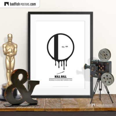 Kill Bill | Vicious Circle | Minimal Movie Poster | © BadFishPosters.com