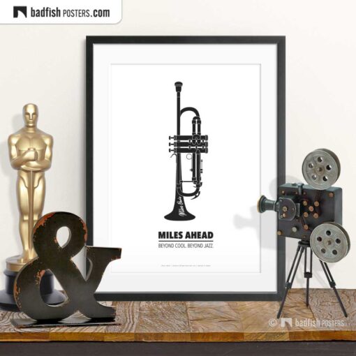 Miles Ahead | Minimal Movie Poster | © BadFishPosters.com