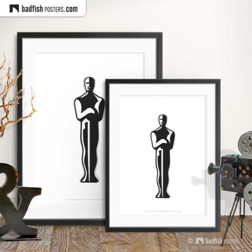 Movie Award | Minimal Movie Poster | Gallery Image | © BadFishPosters.com