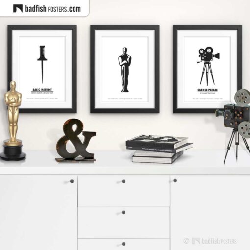 Movie Award | Minimal Movie Poster | Gallery Image | © BadFishPosters.com