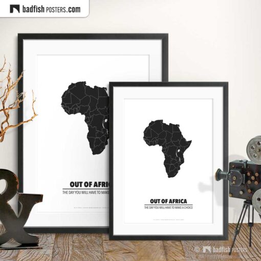 Out Of Africa | Minimal Movie Poster | Gallery Image | © BadFishPosters.com