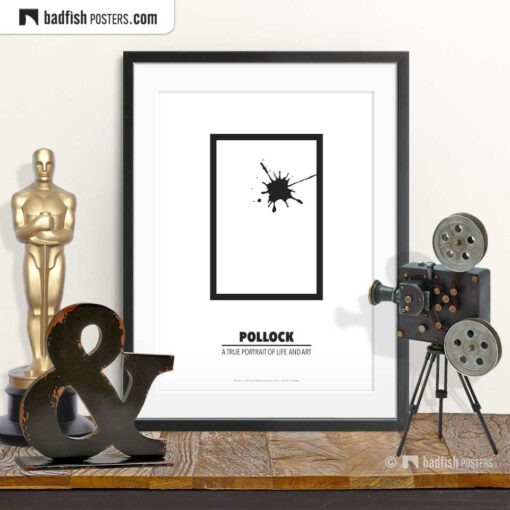 Pollock | Minimal Movie Poster | © BadFishPosters.com