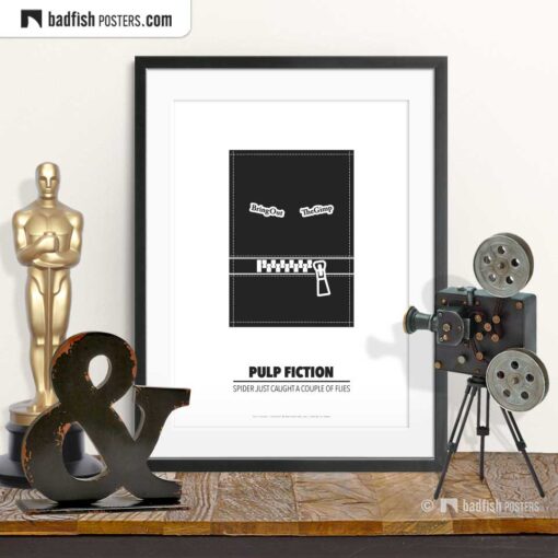 Pulp Fiction | Bring Out The Gimp | Minimal Movie Poster | © BadFishPosters.com