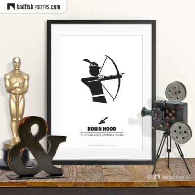 Robin Hood | Minimal Movie Poster | © BadFishPosters.com