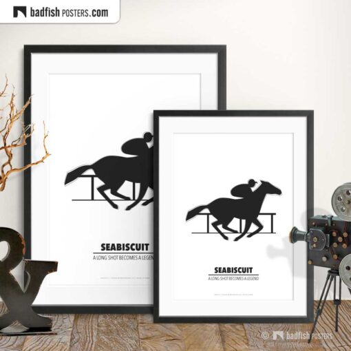 Seabiscuit | Minimal Movie Poster | Gallery Image | © BadFishPosters.com