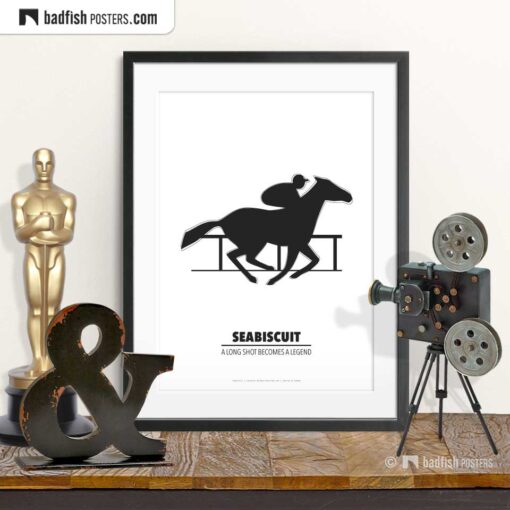 Seabiscuit | Minimal Movie Poster | © BadFishPosters.com