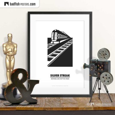 Silver Streak | Minimal Movie Poster | © BadFishPosters.com