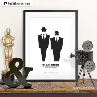 The Blues Brothers | Minimal Movie Poster | © BadFishPosters.com